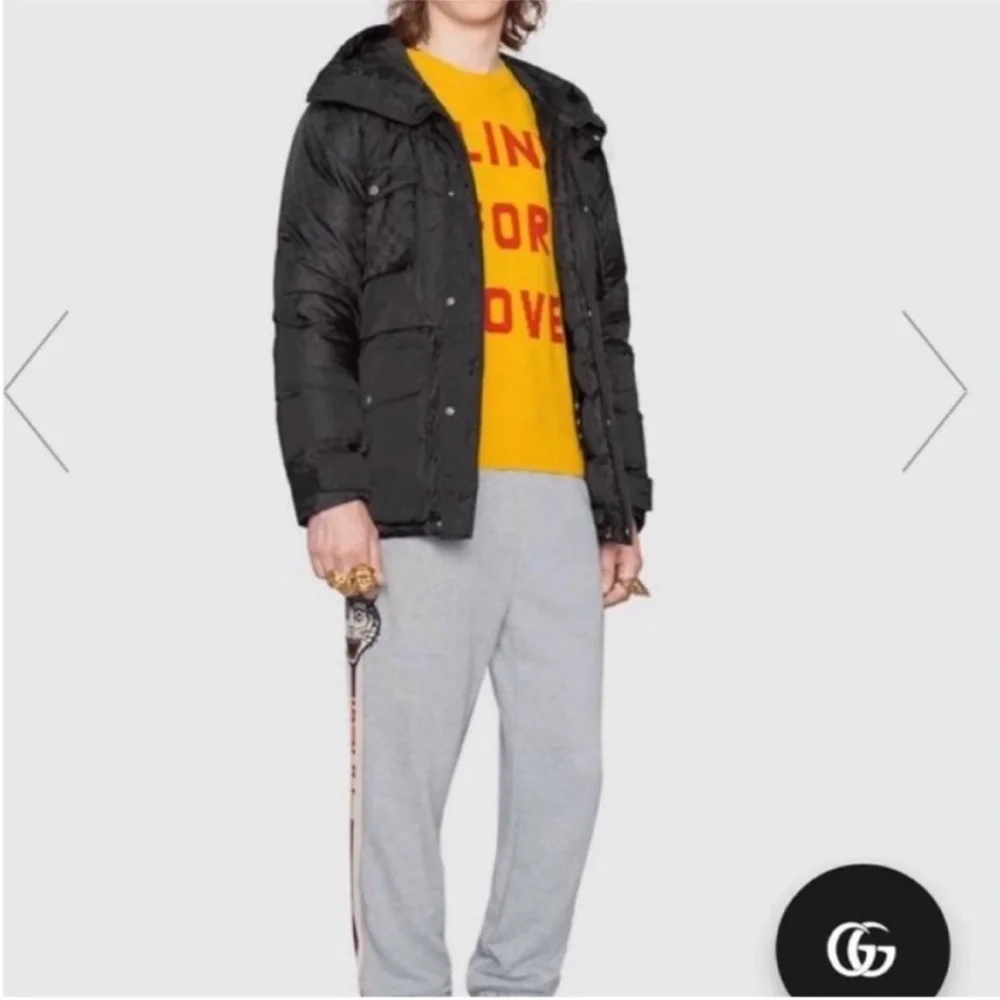 Gucci Men's Gray Tiger-appliqué Tapered Cotton-jersey jogging Bottoms